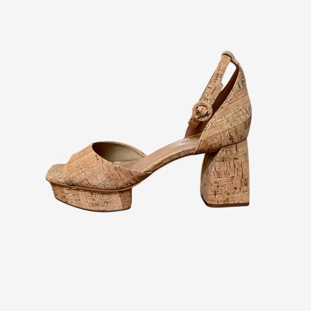 Bernardo Cork Platform Heels